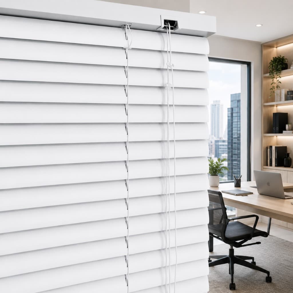 Persiana Horizontal PVC OFF - 1,20x1,30m Para Quarto Sala Cozinha