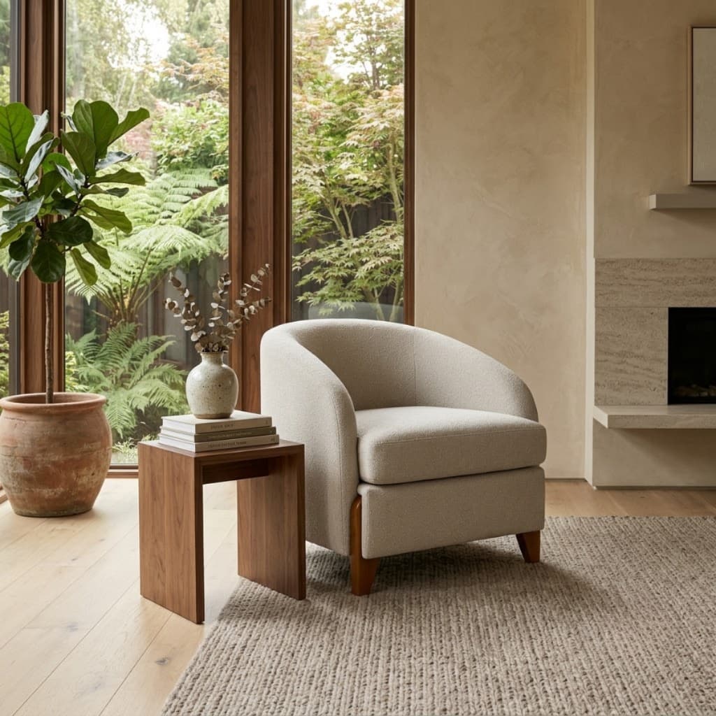 Poltrona Decorativa Ibiza Luxo Compacta Para Ambientes Modernos ✨
