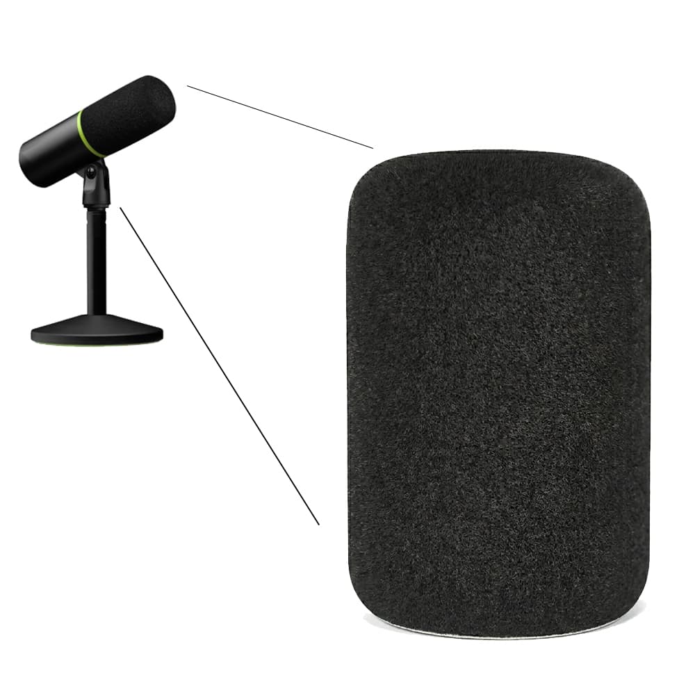 Capinha Espuma pop-filter compatível com microfone Shure MV6