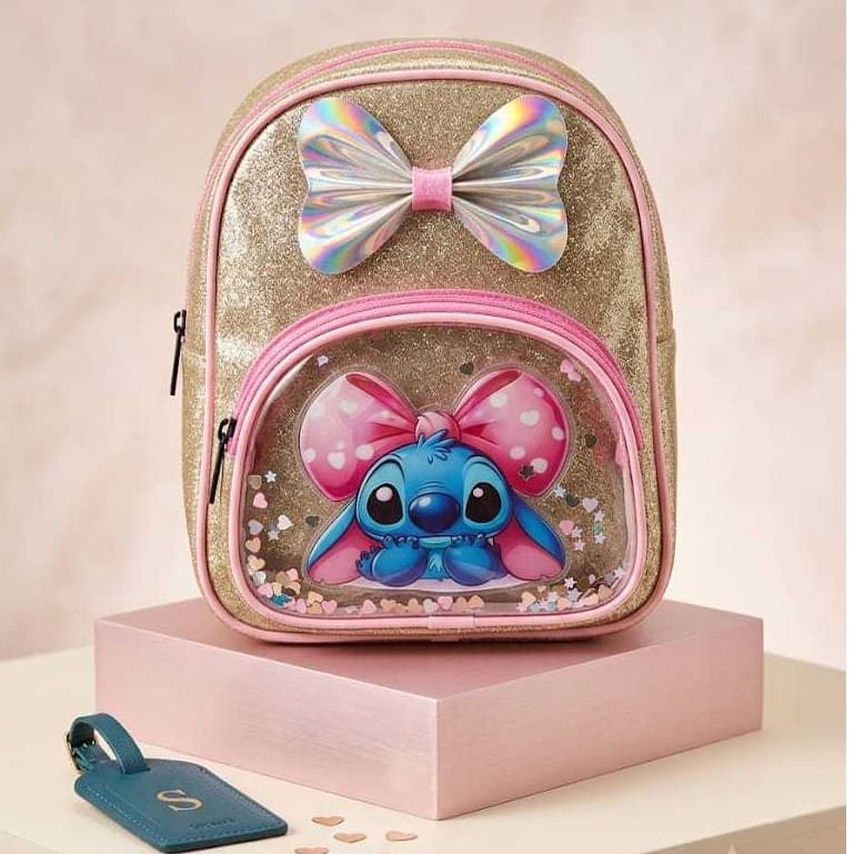 Mini Mochila Infantil Lilo & Stitch Meninas