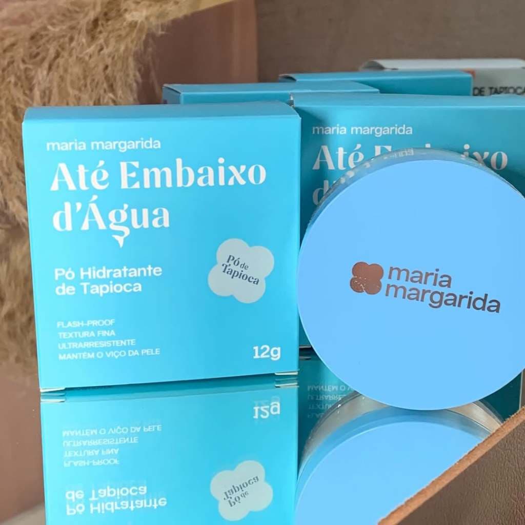 Pó Hidratante de Tapioca Até Embaixo D'agua Maria Margarida Pó Solto