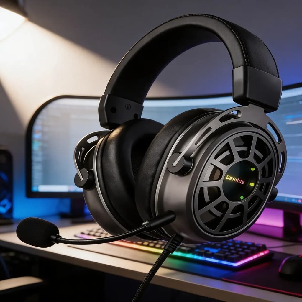 Headset Gamer Fone Microfone Pc Ps4 Xbox One Celular P2 Rgb