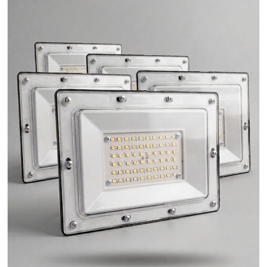 KIT 4 Refletor 20w Led Osram 1500lm Bivolt Slim 6500k Resistente a agua