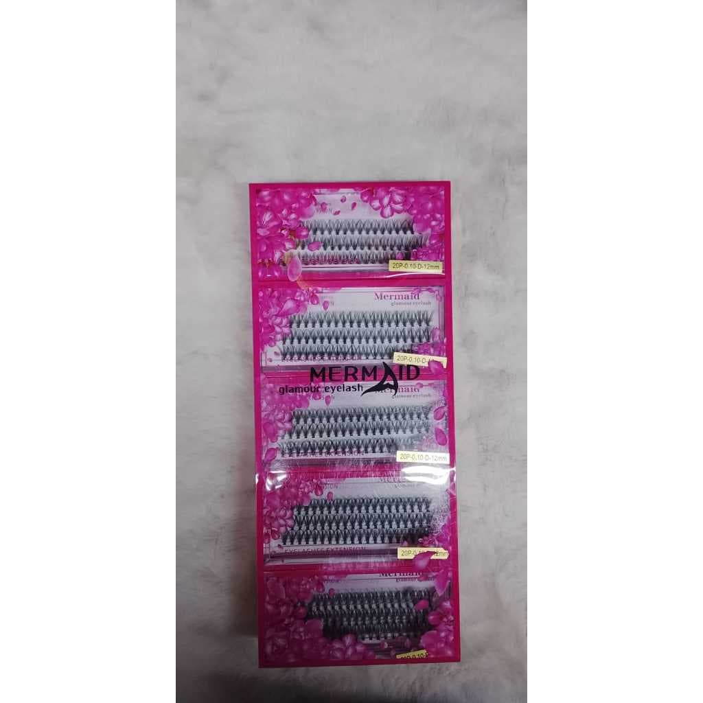 Mermaid Glamour Eyelash – Cílios em Leque Premium 20p 12mm