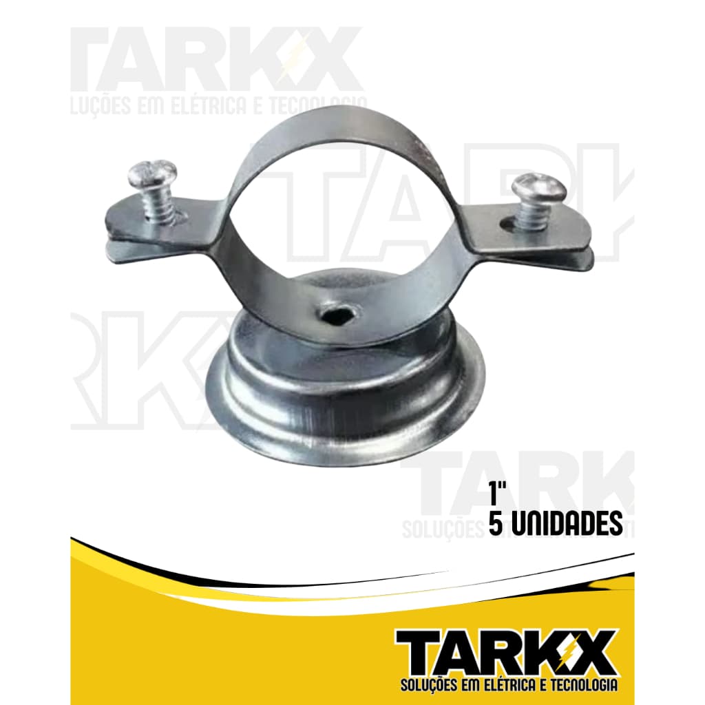 Abraçadeira Tipo Copo 1" 32MM 5 Peças Aços e Perfis