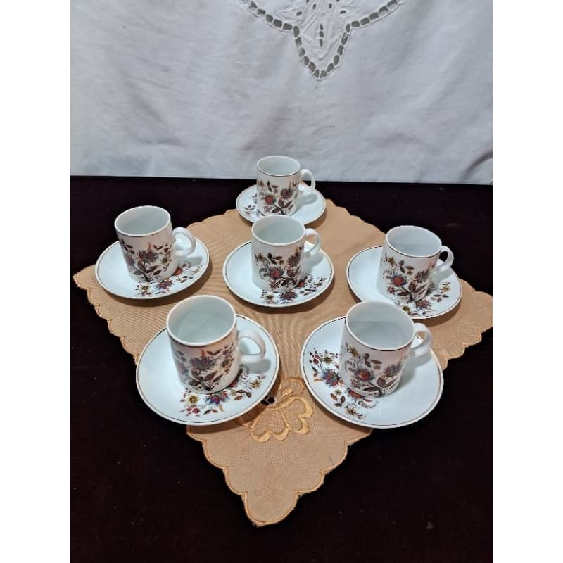 antigas xícaras de Café Porcelana steatita/antiguidade