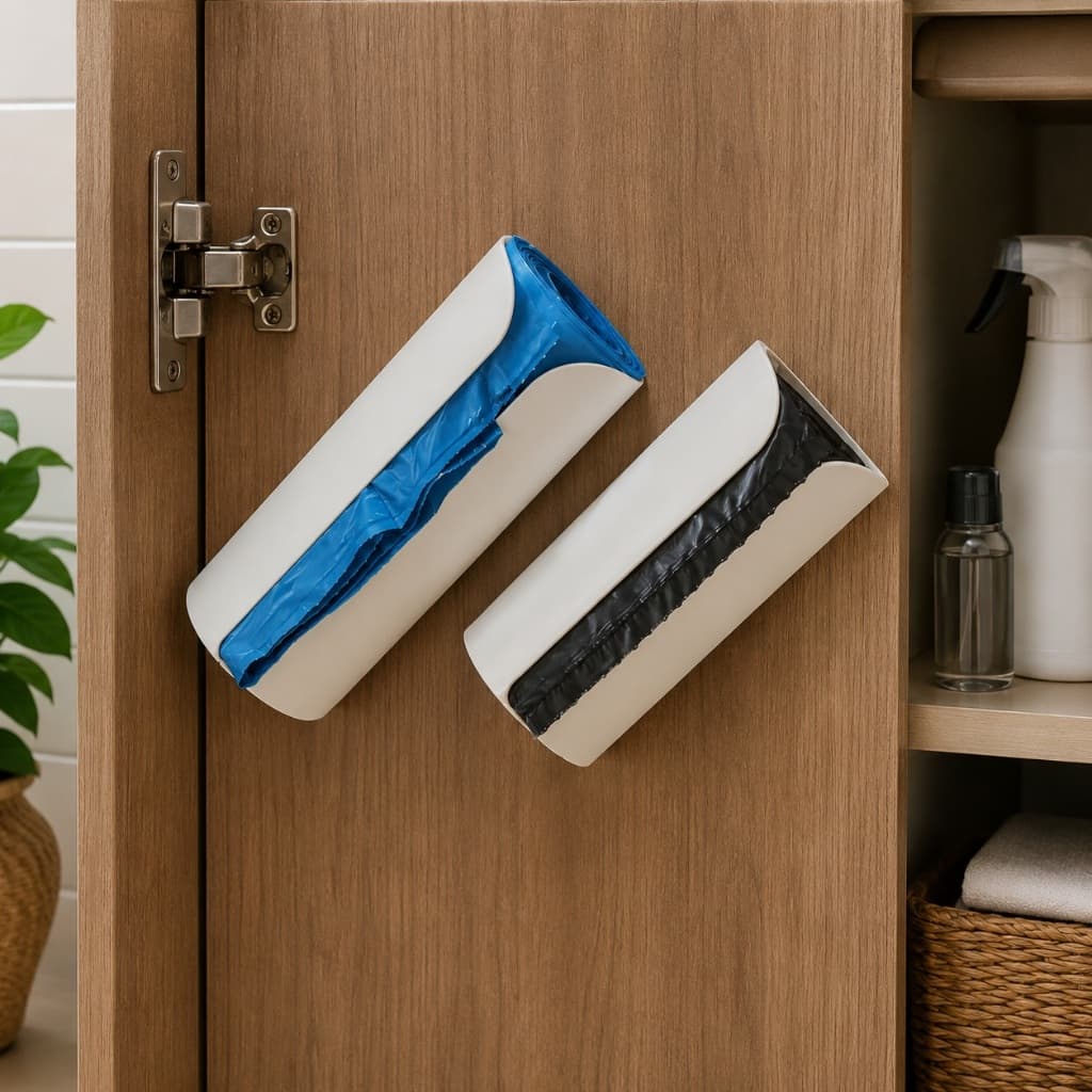 Organizador Porta Sacolas Plásticas Dispenser de Sacolinhas para Armário