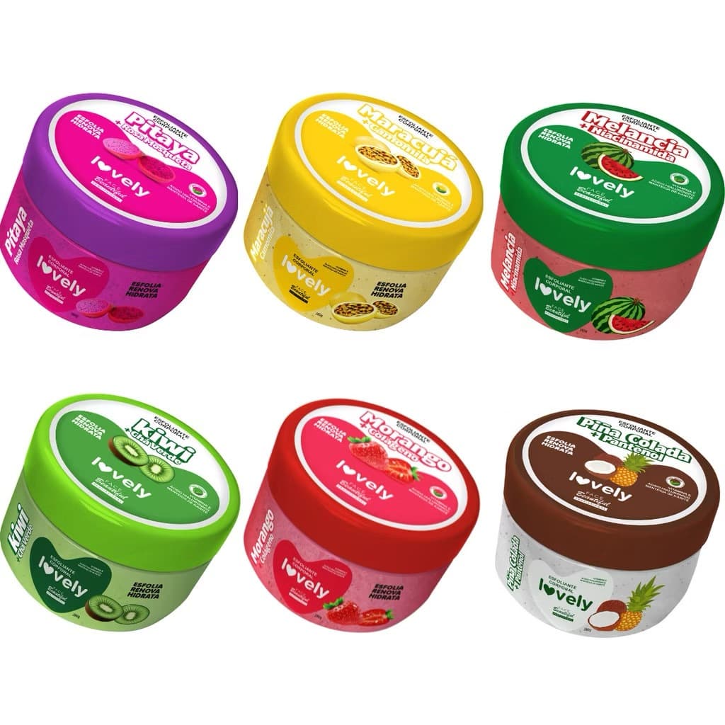 Esfoliante Corporal Frutas Todos os Tipos de Pele Esfolianção Profunda Macia e Hidratada 280g - Face Beautiful