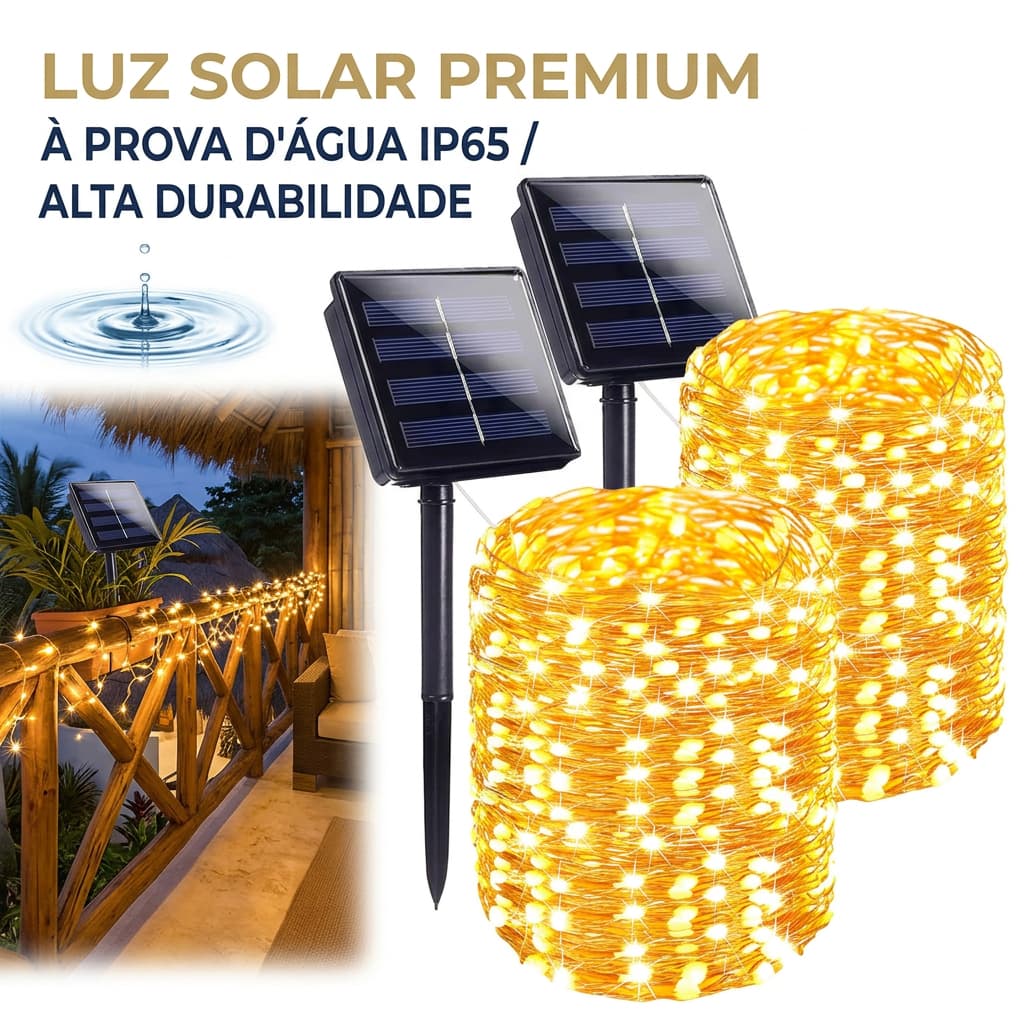 Luzes De Corda Solares Ip65 40m 400leds Luzes De Fada 8modos Iluminação Jardim Festa Casamento