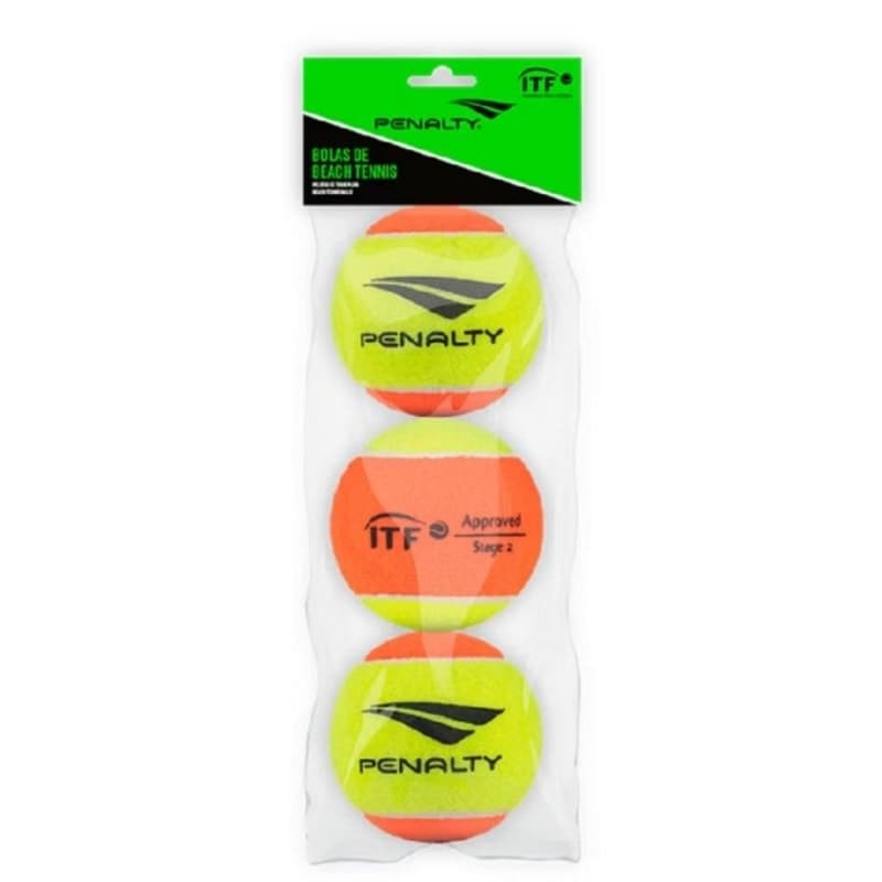 Bola Beach Tennis Pack 3 Bolinhas Penalty Original