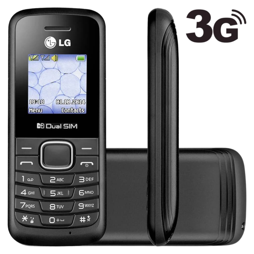 Celular B220LG 3G Para Idosos Rural Tecla Grande Resistente Lanterna Rádio Fm