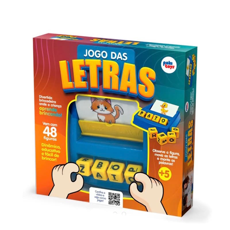 Jogo das Letras Divertido Brinquedo Educativo