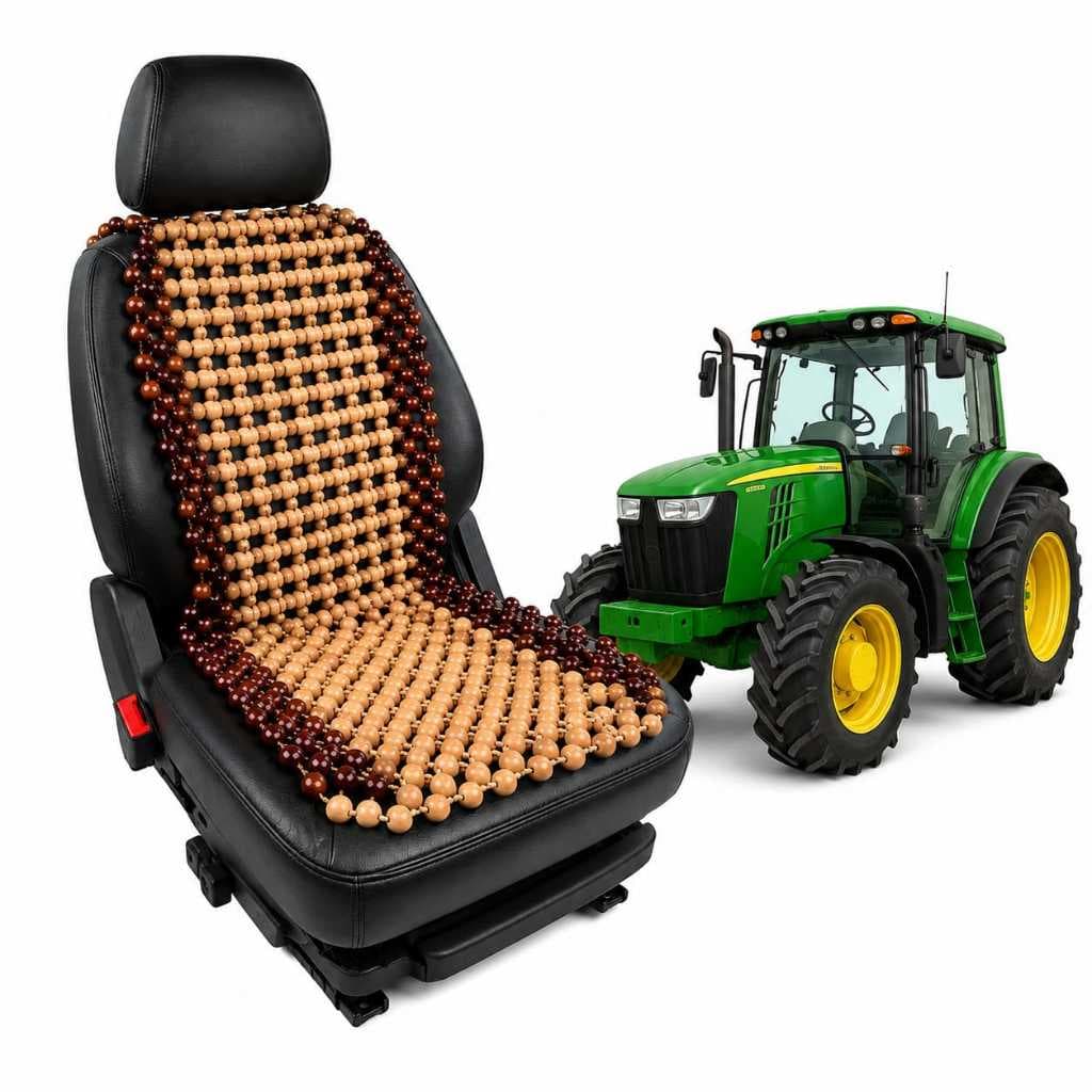 Encosto Bolinha Massageador Lombar Ortopédico Banco Trator