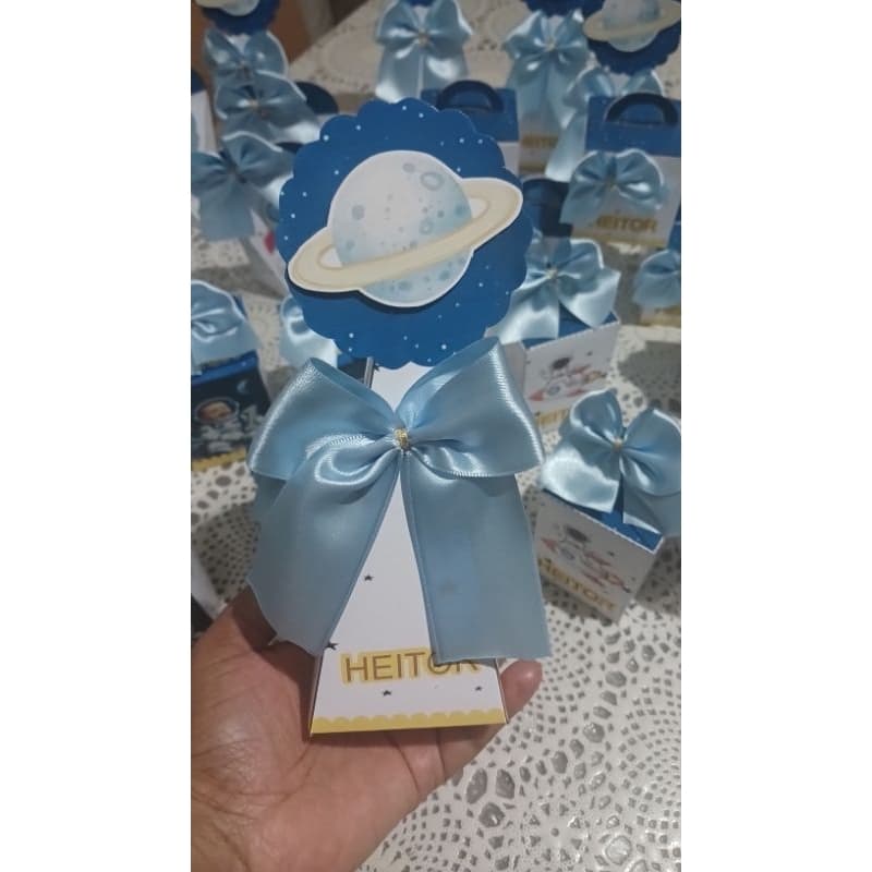 Kit Festa PEGUE E MONTE ASTRONAUTA | Caixinhas Personalizadas | Lembrancinha Infantil