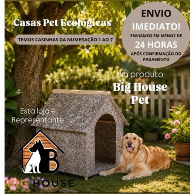 Casa/casinha para cachorro madeira ecológica modelo Desmontável Nº2