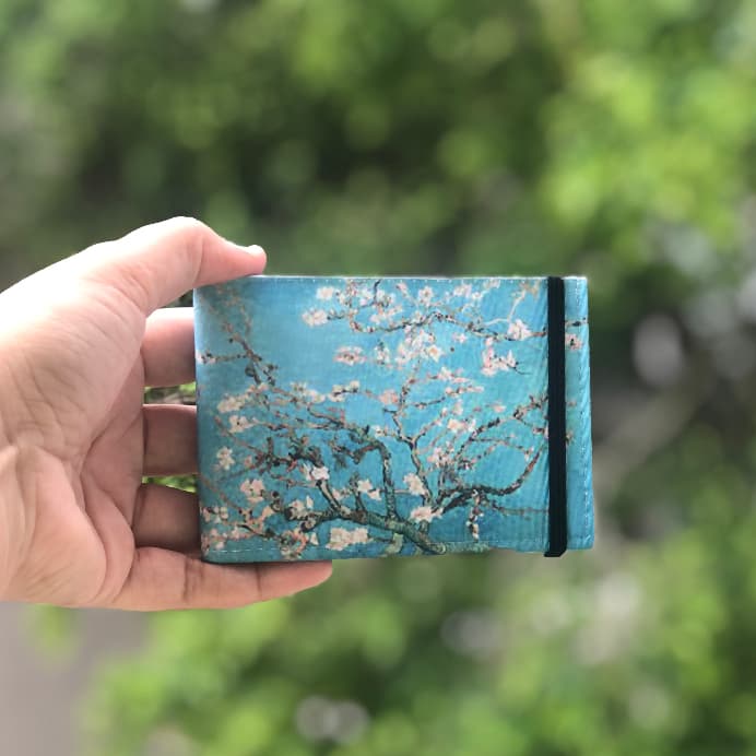 Carteira Slim Van Gogh Quadro Amendoeira em Flor