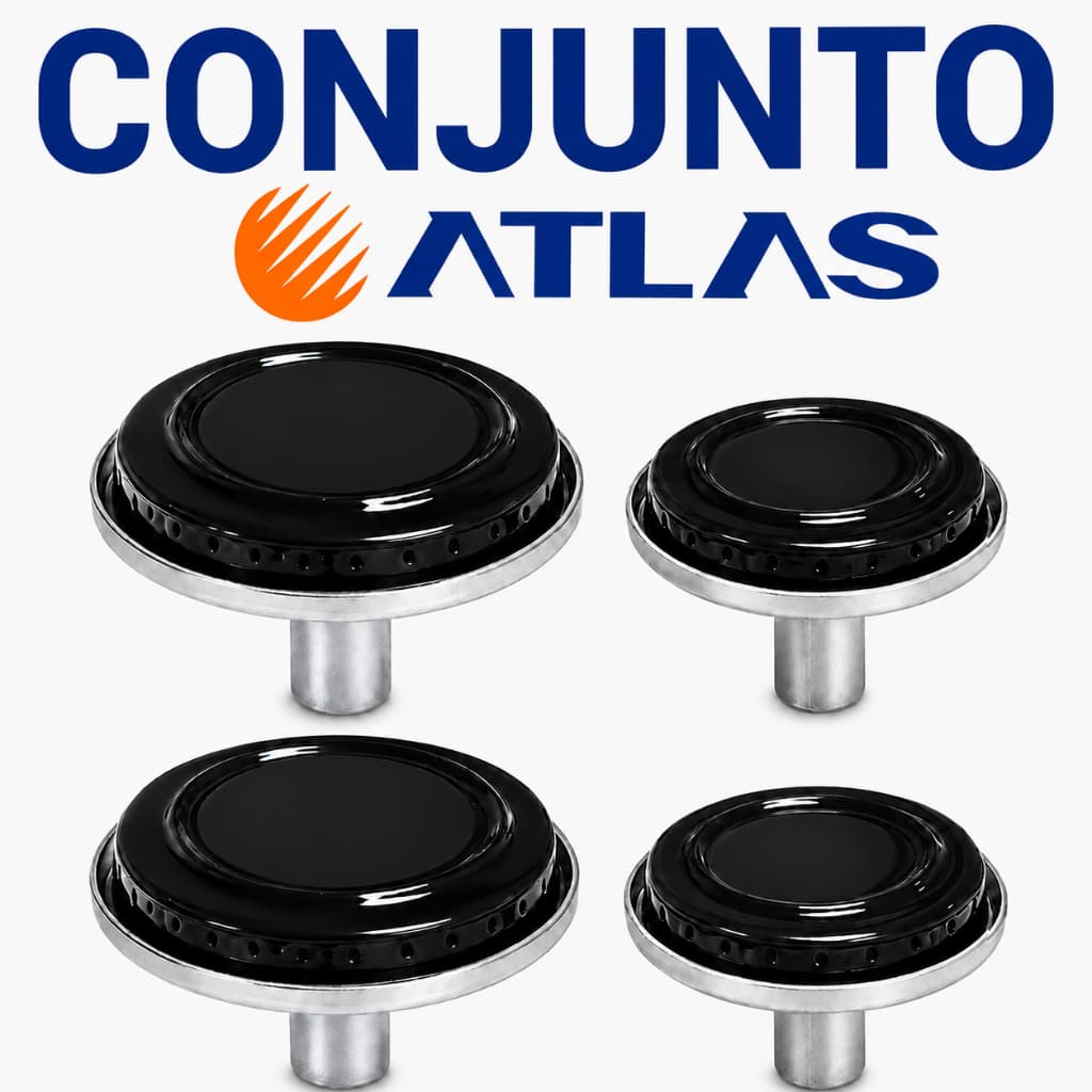 Espalhadores Boca Tampinhas para Fogões Atlas Itatiaia Monaco Veneza Coliseum