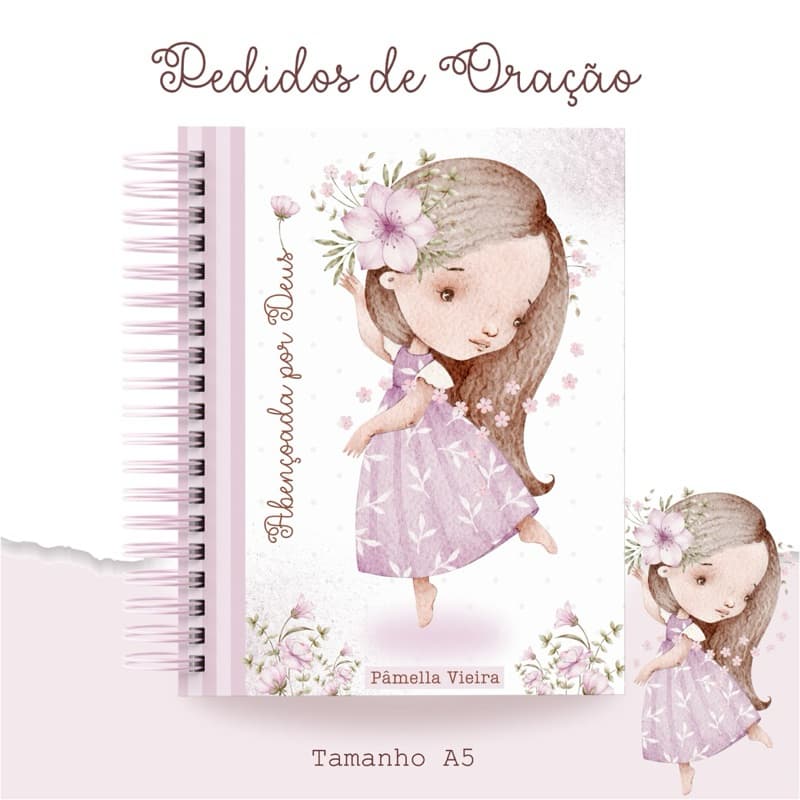 Caderno Pedido de oração
