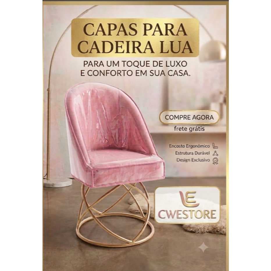 CAPA PROTETORA  TRANSPARENTE IMPERMEAVEL PARA CADEIRA LUA