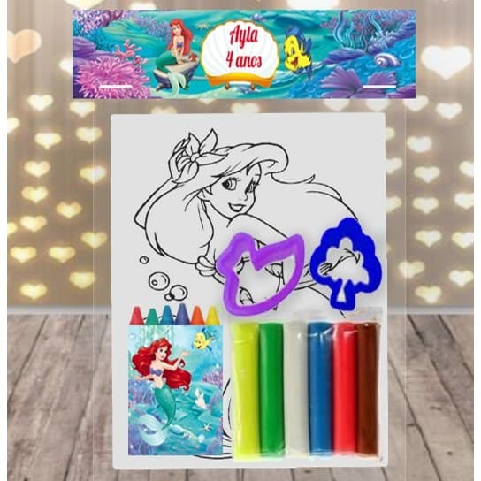 KIT COLORIR COM MASSINHA MODELAR+CORTADORES TODOS OS TEMAS LEMBRANCINHAS DE ANIVERSARIO INFANTIL