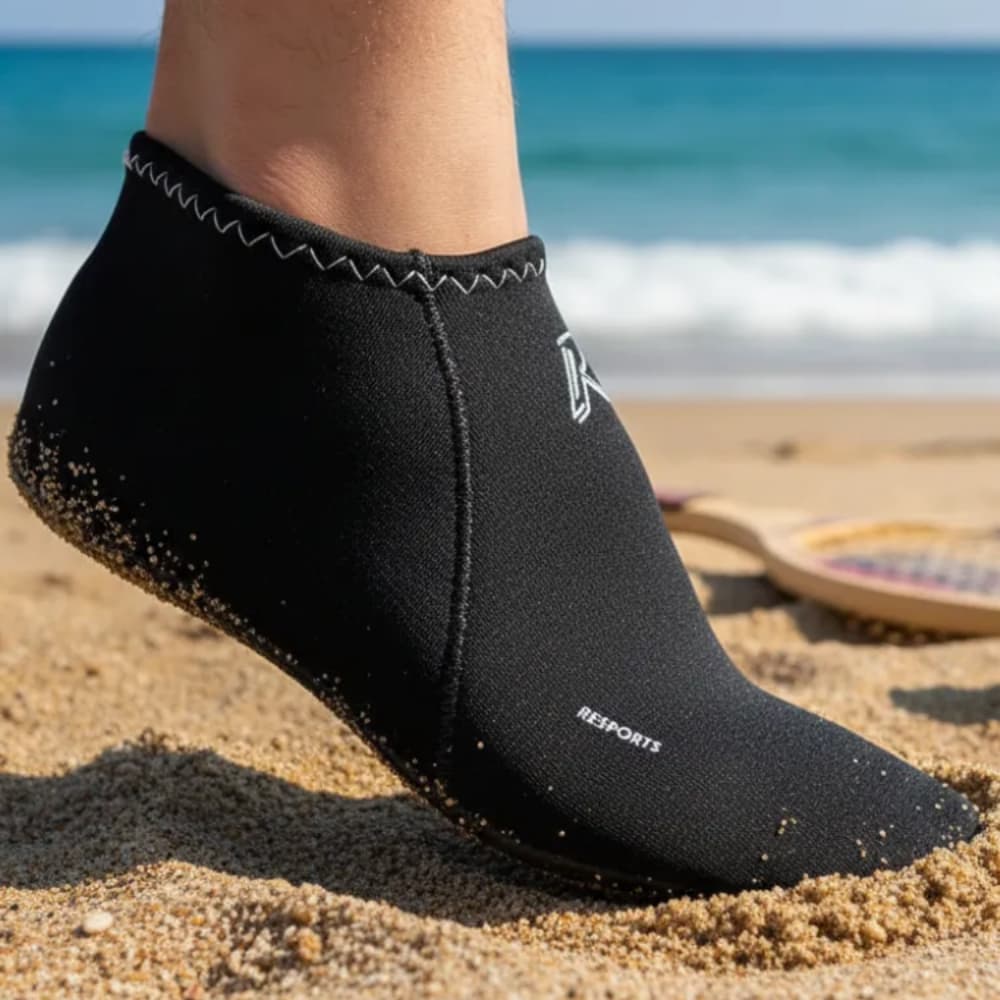 Meia Sapatilha Beach Tennis Neoprene Antitermica Volei Praia Areia Futvolei Hibrida