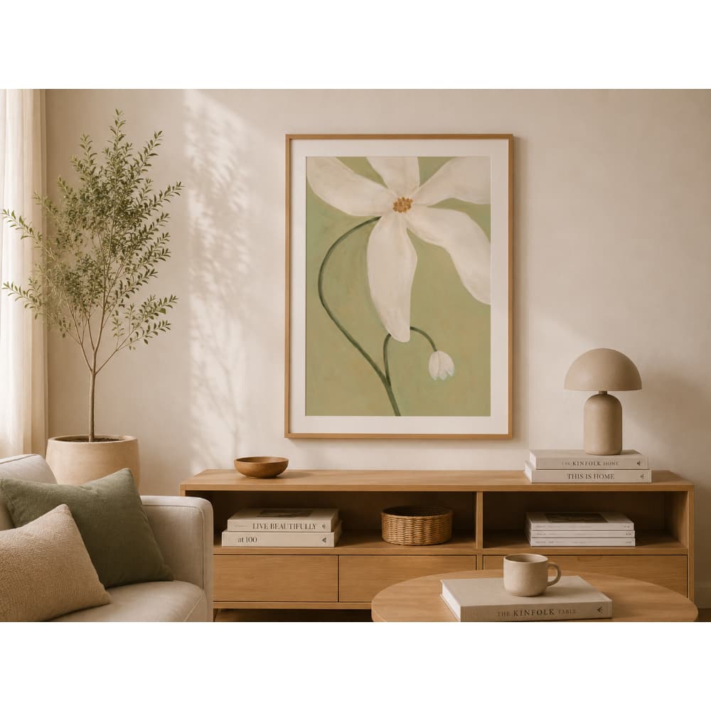 Quadro Decorativo Sala Hall Escritório Aquarela Clean Minimalista Moderno