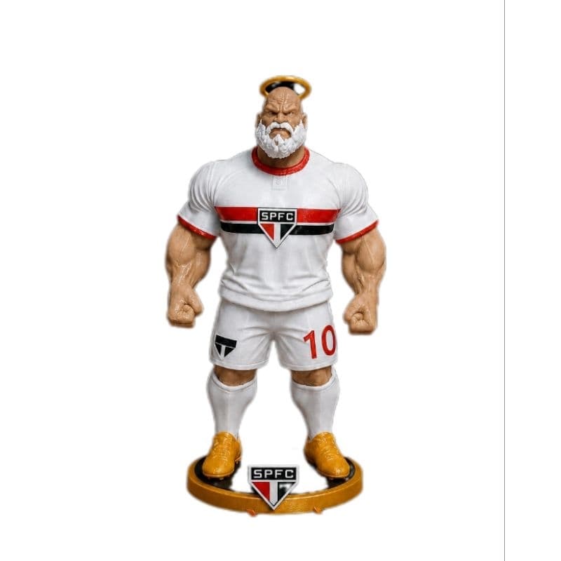Mascote São Paulo SPFC Impressão 3d 30 Centímetros