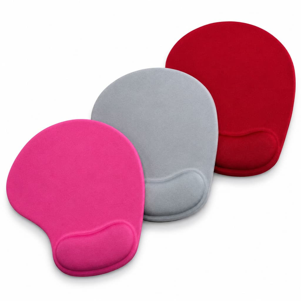 Mouse Pad Ergonômico Com Apoio De Punho Em Gel Antiderrapante