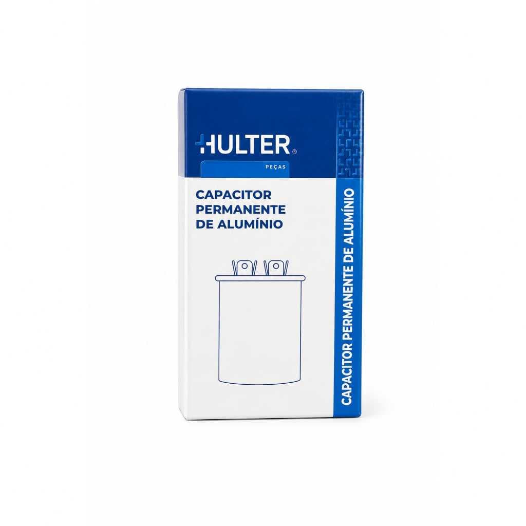 Capacitor Permanente de Alumínio 1.5µF Hulter com Terminal