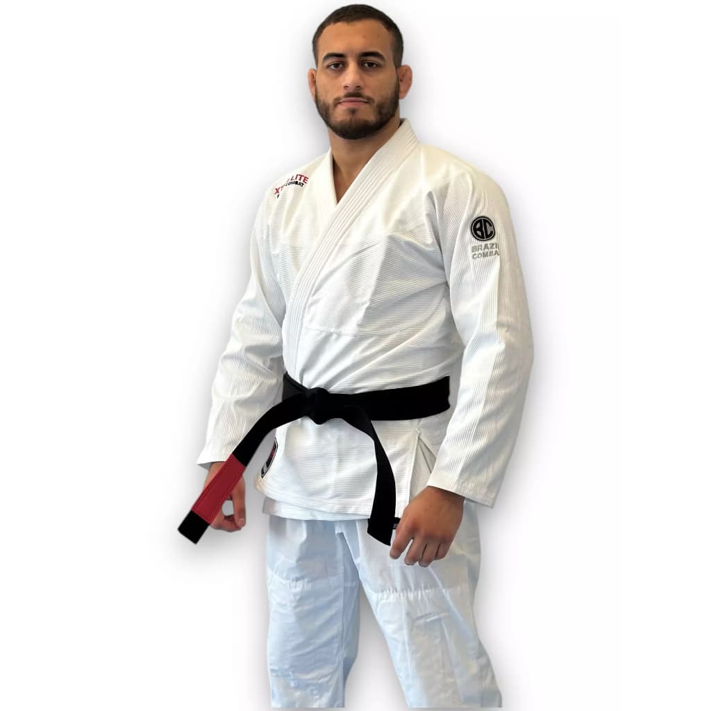 Kimono Classic Branco Brazil Combat Jiu Jitsu BJJ