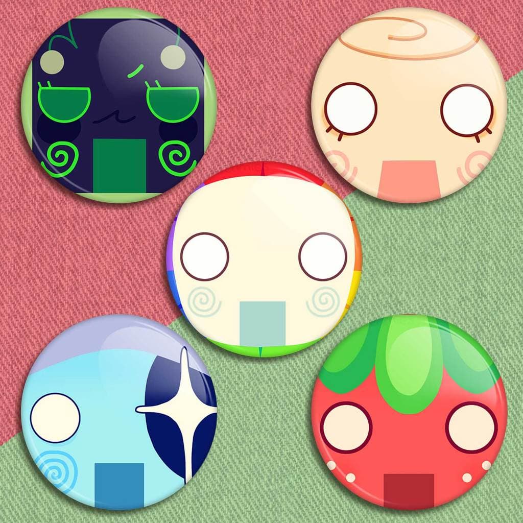 Broches dandys world, kit botons dandys world buttons pins