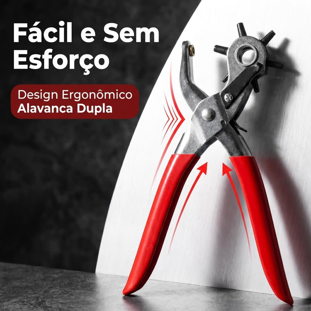 Alicate Furador Facil Operacao Sem Esforco