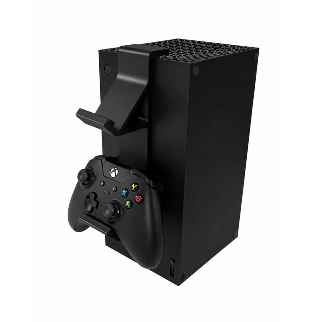 Suporte Duplo Controle Xbox Series X Organizador Base Acoplável Fixação Lateral