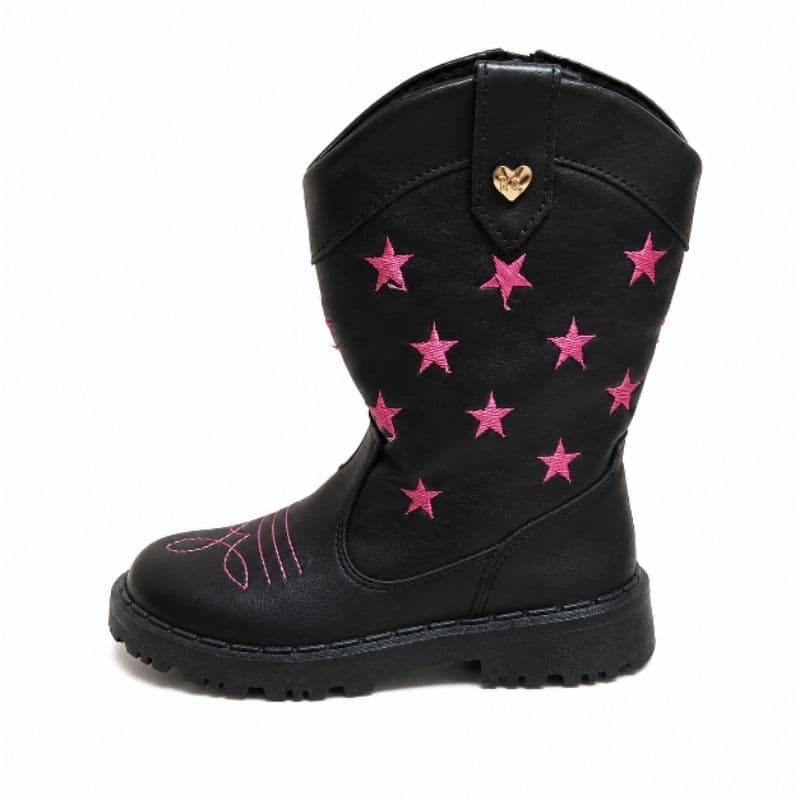 Bota Infantil  Meninas Preta  Envio Imediato