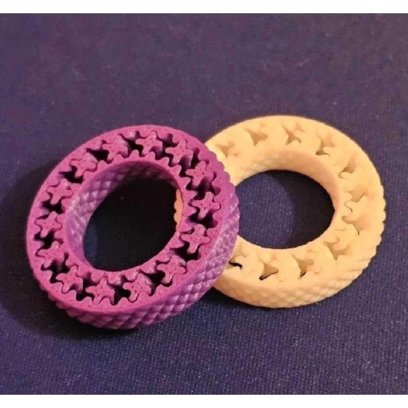 Anel Sensorial Giratório Antiestresse - Alívio TDAH, Autismo e Ansiedade - Fidget Toy Terapêutico