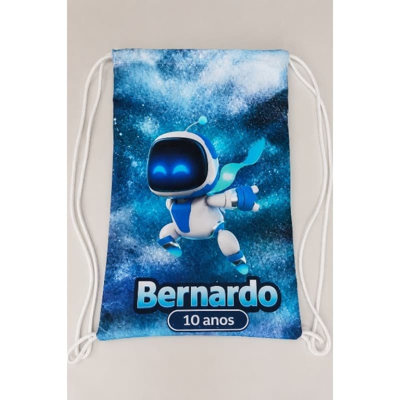 Mochila/Bolsinha de tecido personalizadas em qualquer tema para Lembrancinhas de Aniversário