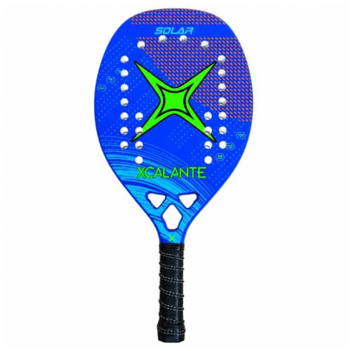 Raquete Beach Tennis Xcalante Carbono EVA 22mm Fácil Controle com Capa Emborrachado Intermediário