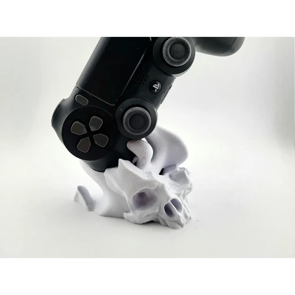 Suporte para Controle Gamer Caveira Skull PS4 PS5 Xbox Base Premium Impressão 3D