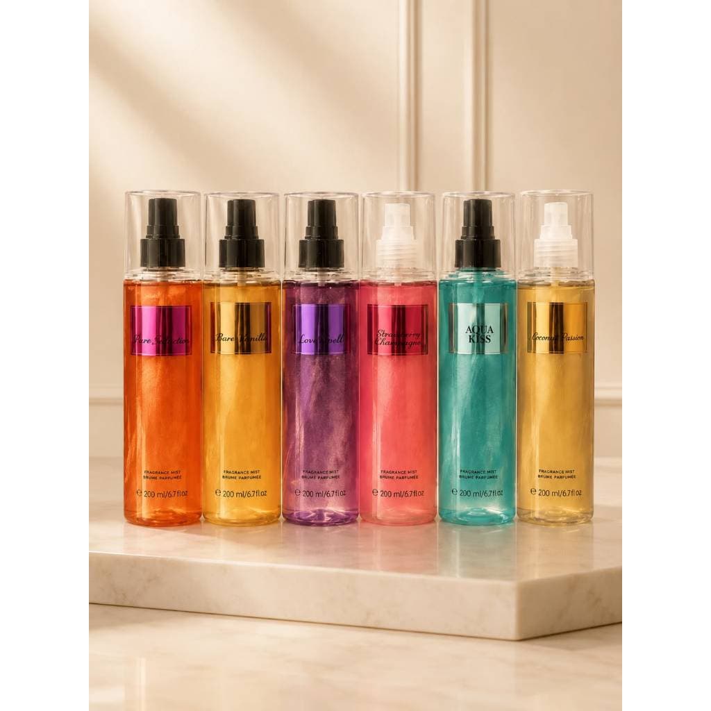 Kit Body Splash 200ml Cada Spray Corporal Feminino Perfume Colônia