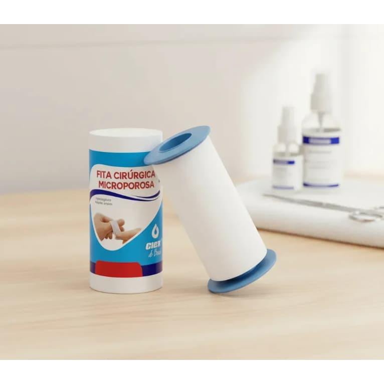 Fita Microporosa 10cmx10m Branco - Ciex