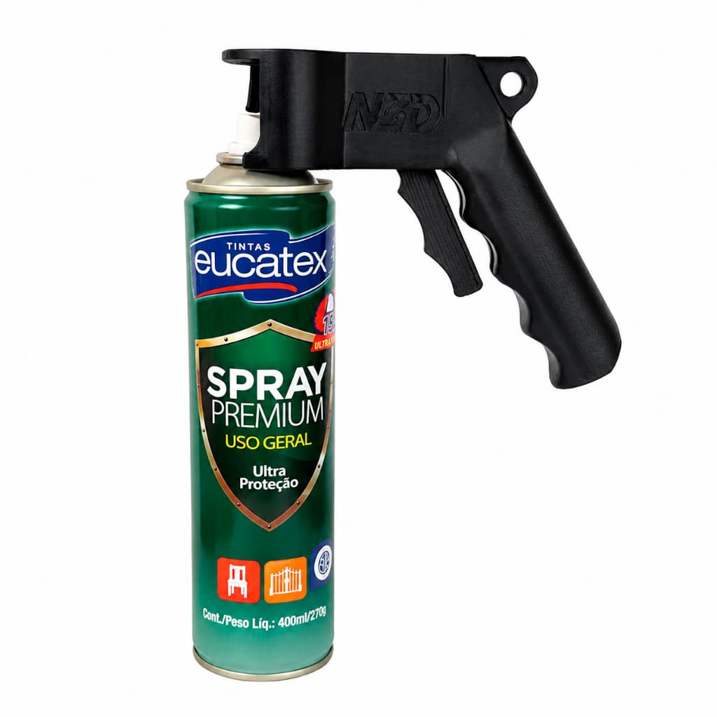 Pistola Aplicadora para Tinta Spray Aerossol | Gatilho Ergonômico