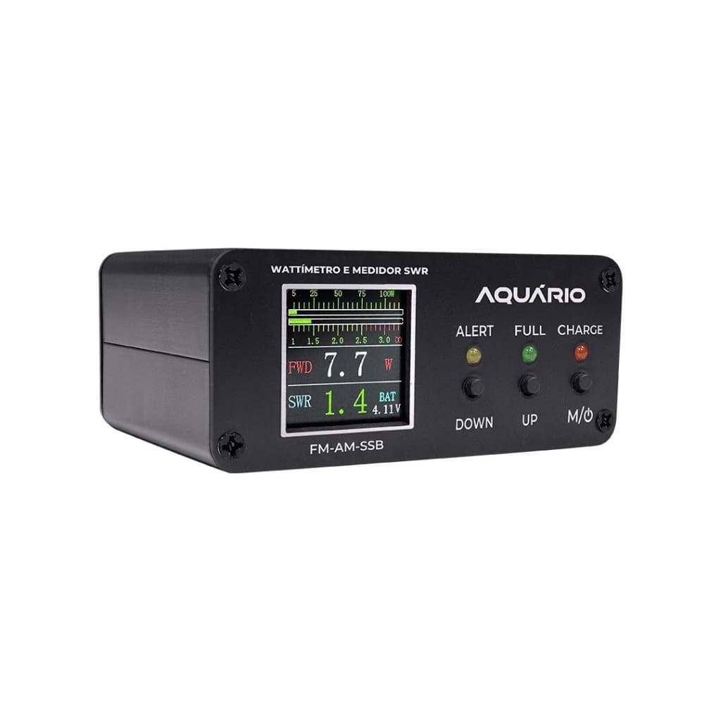 Wattímetro e Medidor de  Onda Estacionária Digital VHF PWR-250VHF Aquario