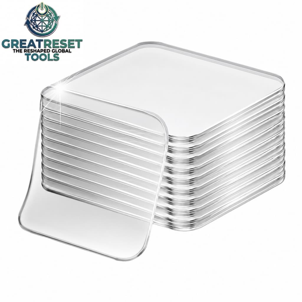 GRT - 10 ADESIVOS DUPLA FACE - PVC - ALTA ADERÊNCIA