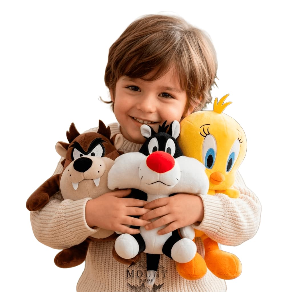 Pelúcia Fofinha Presente Divertido Frajola, Garfield, Homem Aranha e mais