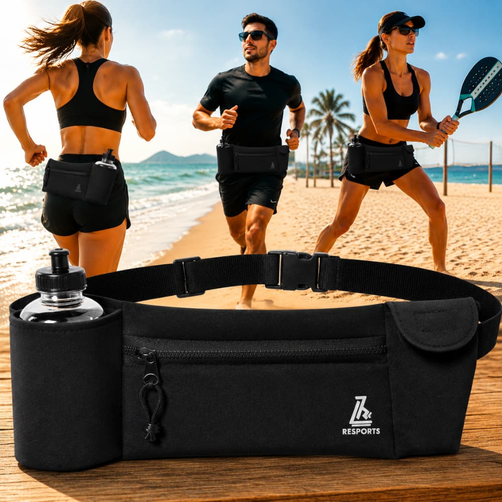 Pochete Neoprene de Corrida Telefone Com Porta Garrafas De Água Para Corrida Academia e Ciclismo