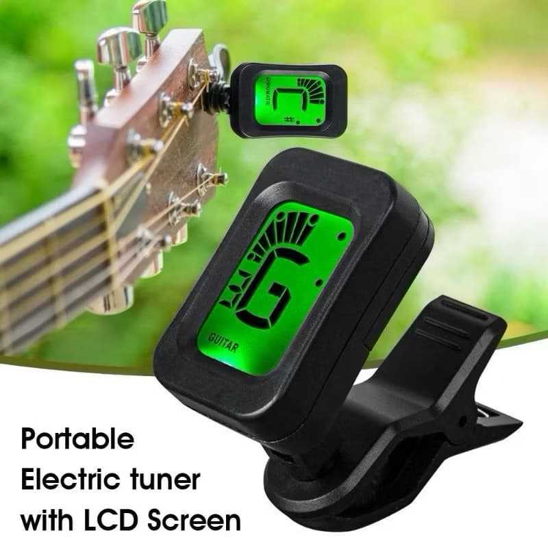 Afinador Aroma AT-01A Tuner Clip On Afinador de Guitarra/ Violão/ Baixo/ Ukulele/ Violino...
