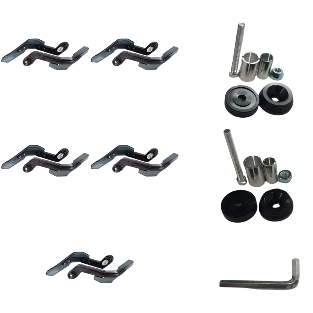 Kit 5 Par de Protetor de Mão Moto Universal Proteção Resistente Contra Vento, Proteção para Manoplas
