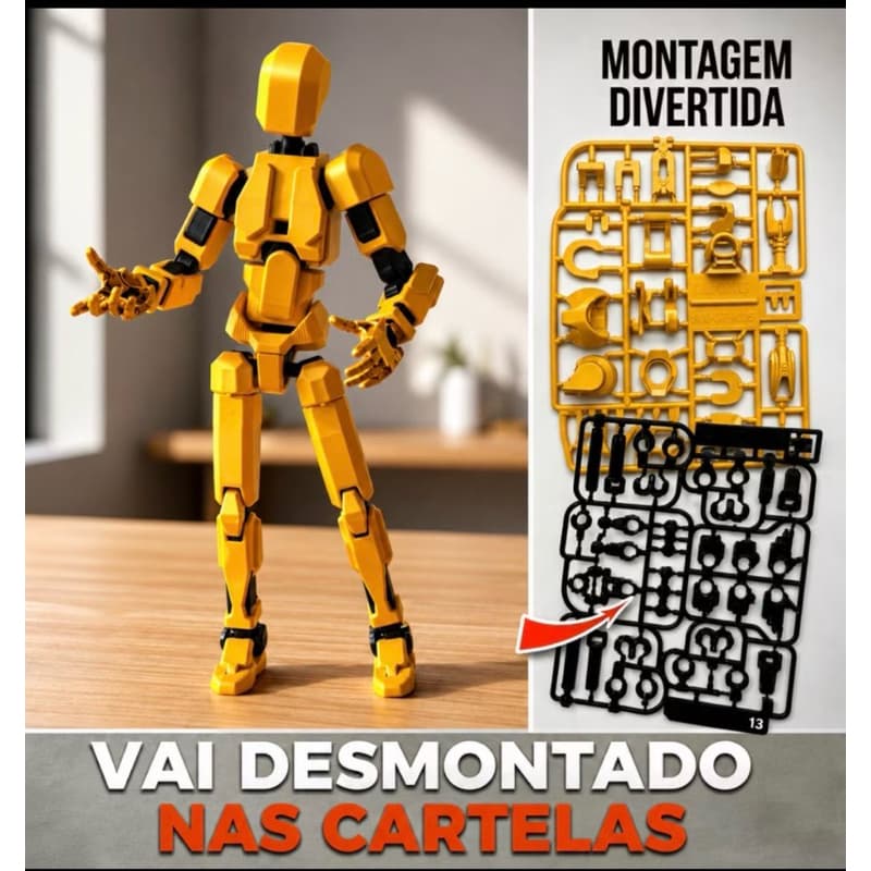 Boneco Articulado Dummy 13 – Criatividade, Movimento e Diversão!