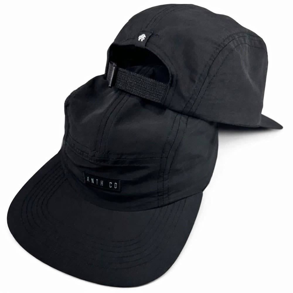 Boné Anth Co Five Panel Water Preto Impermeável Com Ajuste - SOG