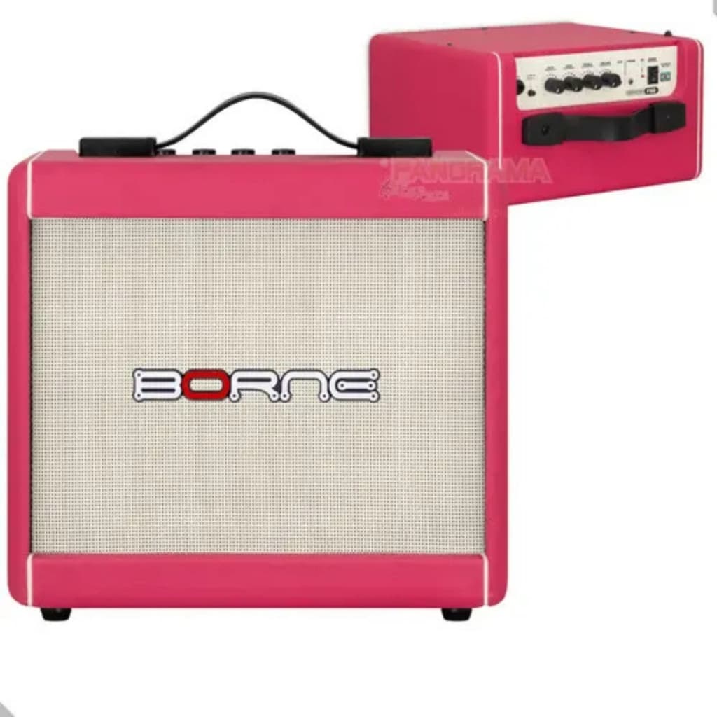 Amplificador De Guitarra Borne F60 Combo 15w - Rosa